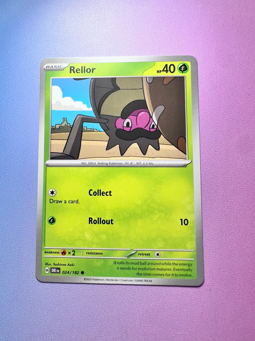 rellor - 024/182 (common) — pokemon: destined rivals